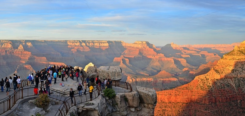 Visitantes no Grand Canyon em Las Vegas
