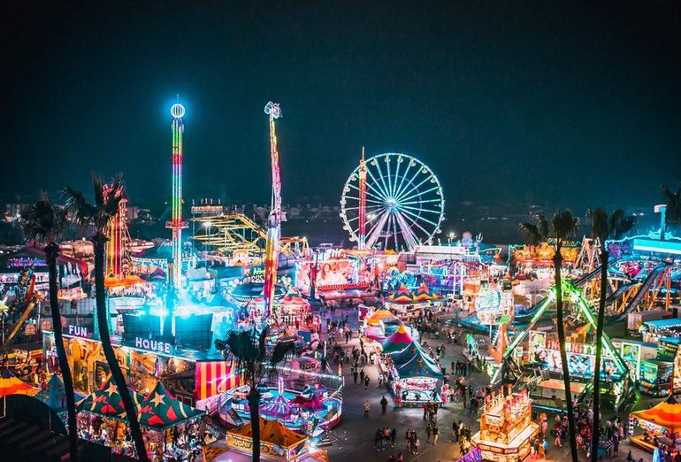 San Diego County Fair à noite