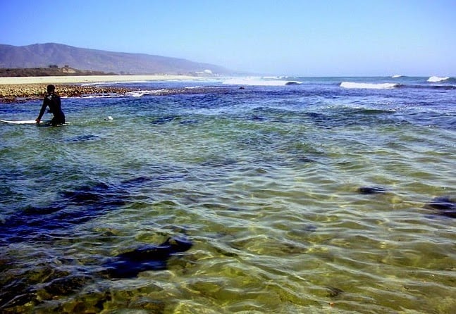Mar da Praia San Onofre State Beach na Califórnia
