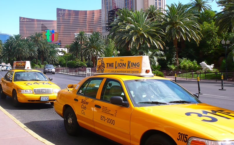 Táxi em Las Vegas