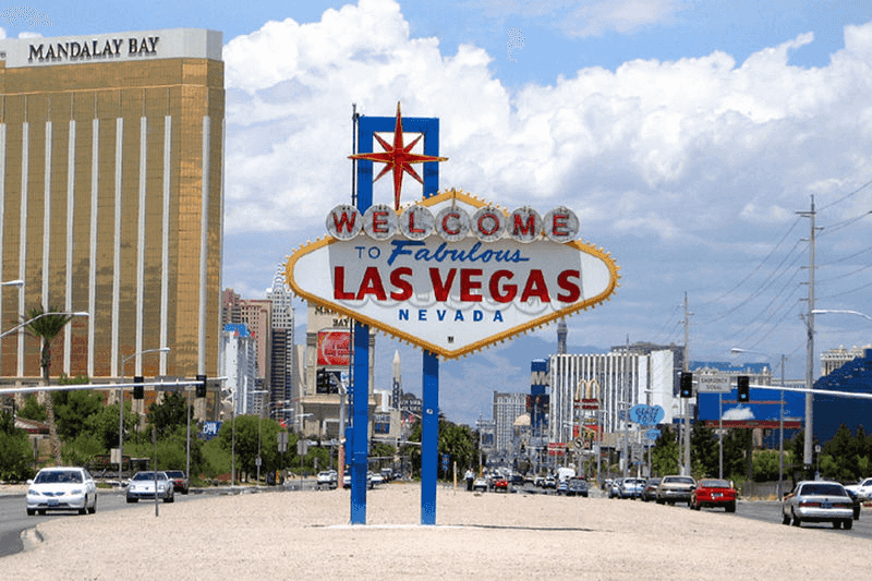 Placa em Las Vegas