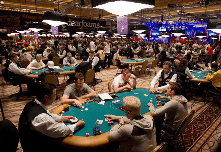 Jogo de Poker no cassino em Las Vegas