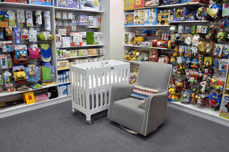 Loja com produtos para o enxoval de bebê em Las Vegas
