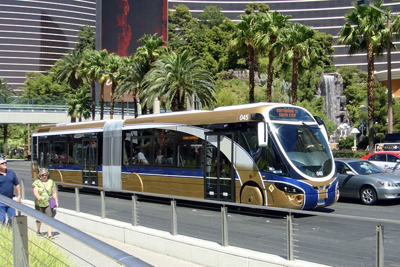 Ônibus em Las Vegas