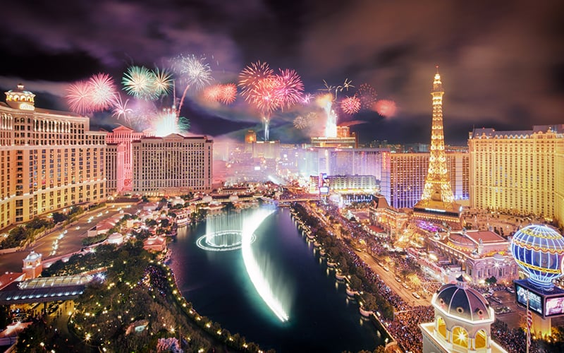 Ano Novo em Las Vegas