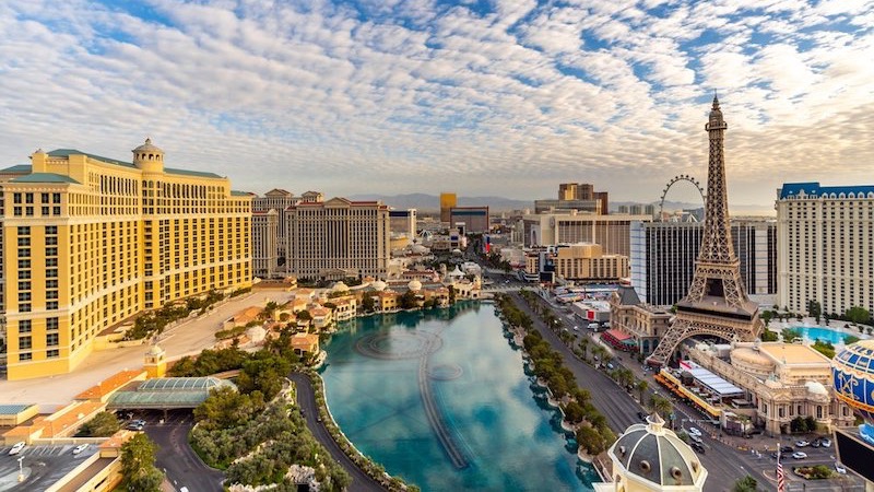 Vista de Las Vegas durante o dia