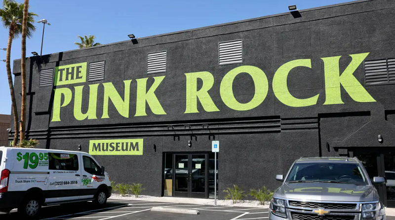 Entrada do Museu do Punk Rock em Las Vegas