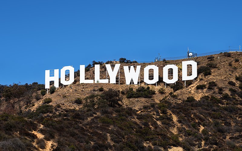 Letreiro Hollywood Sign em Los Angeles