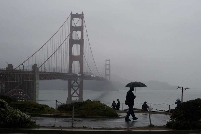 Dia de chuva em San Francisco