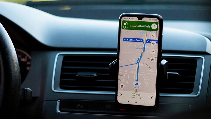 Use o GPS no celular em Los Angeles